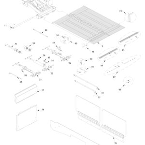 Tommy Gate Cantilever Series Diagram (1 OF 2) [Cargo Van]