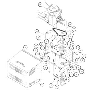 SaltDogg 1400300SS/350SS Drive Assembly Diagram