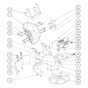 SHPE1500 Chute Assembly Diagram