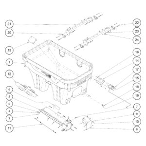 SHPE1500 Hopper Assembly Diagram