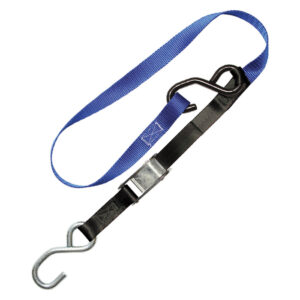 1" x 6' Cinchtite 3 with E-Coated S Hook Aircraft Cam Buckl and Soft Loop