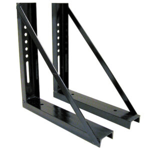 Buyers 1701005B - Bolted Black Structural Steel Mounting Brackets (18 In x 18 In)