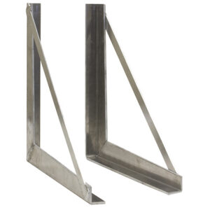 Buyers 1701030 - Welded Aluminum Mounting Brackets (18 In x 18 In)