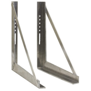 Buyers 1701041 - Welded Stainless Steel Mounting Brackets (18 In x 24 In)