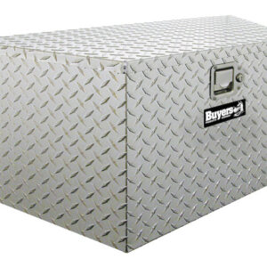 Buyers 1701385 - Diamond Tread Aluminum Trailer Tongue Truck Box (18.5 In x 15 In x 49/37 In)