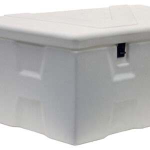 Buyers 1701679 - White Poly Trailer Tongue Truck Box (18 In x 19 In x 36 In)
