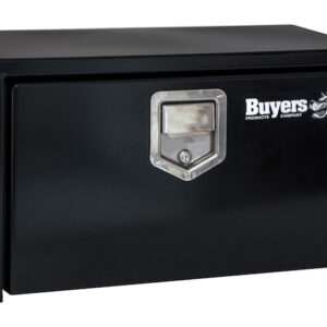 Buyers 1703103 - Black Steel Underbody Truck Box With Paddle Latch (14 In x 16 In x 30 In)