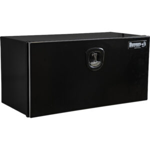 Buyers 1706980 - Black Pro Series Smooth Aluminum Underbody Truck Box (18 x 24 x 36 Inches)