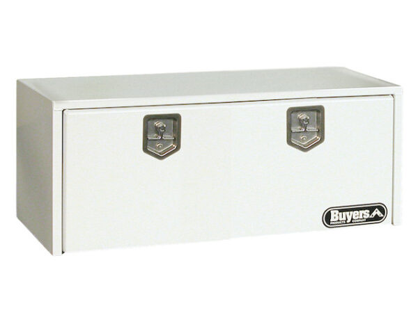 Buyers 1704410 - White Steel Underbody Truck Box (24 In x 24 In x 48 In)