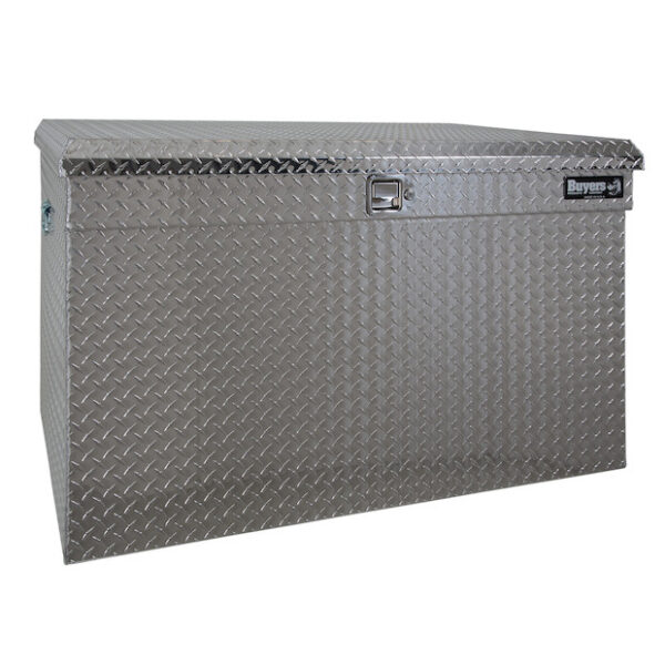 Buyers 1712120 - Diamond Tread Aluminum All-Purpose Jumbo Chest (30 In x 30/28 in x 49/48 In)