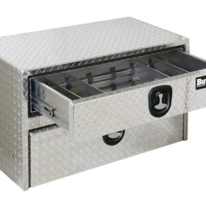 Buyers 1712210 - Diamond Tread Aluminum Underbody Truck box With Drawer (20 In x 18 In x 48 In)