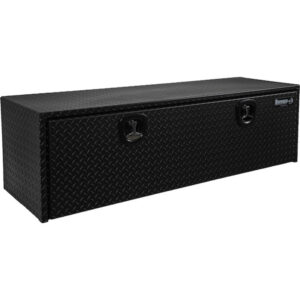 Buyers 1715115 - Textured Matte Black Diamond Tread Aluminum Underbody Truck Box (18 x 18 x 60 Inches)