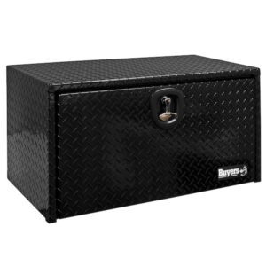 Buyers 1725105 - Black Diamond Tread Aluminum Underbody Truck Box (18 In x 18 In x 36 In)