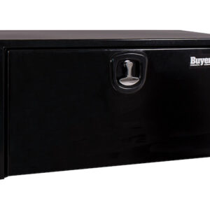 Buyers 1734305 - Black Steel Underbody Truck Box With 3-Point Latch (24 In x 24 In x 36 In)