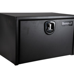 Buyers 1734503 - Textured Matte Black Steel Underbody Truck Box with 3-Point Latch (24 In x 24 In x 30 In)
