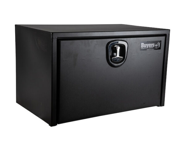 Buyers 1734503 - Textured Matte Black Steel Underbody Truck Box with 3-Point Latch (24 In x 24 In x 30 In)