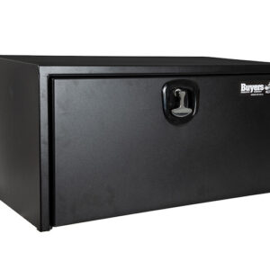 Buyers 1734505 - Textured Matte Black Steel Underbody Truck Box with 3-Point Latch (24 In x 24 In x 36 In)
