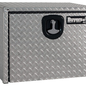 Buyers 1735135 - Diamond Tread Aluminum Underbody Truck box With 3-Point Latch (24 In x 24 in x 36 In)