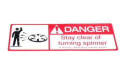 Buyers 3007844 - DANGER STAY CLEAR Caution Decal