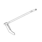 Buyers Products 3016744 - SUPPORT ARM. WELDMENT  LH  WB400