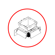 Replacement Lower Chute Assembly for SaltDogg Spreader 147 Series