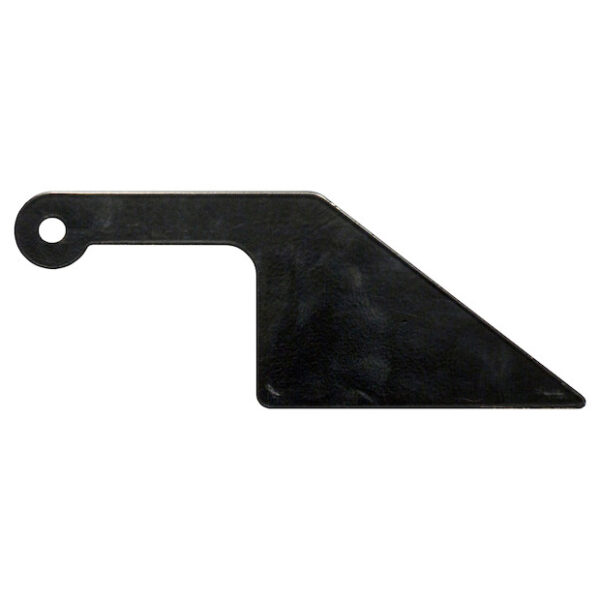 Tarp Tension Bow Catch Plate - Black Powder Coated Steel