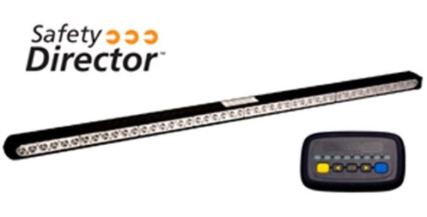 ECCO 3455A - Signal Bar Kit: LED Safety Director  9 flash patterns  in-cab controller  55' cable  LED  12VDC  amber