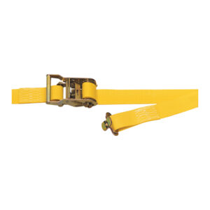 KINEDYNE 37D2018 - 1-3/4" x 20' Logistic Strap (With 811 Ratchet Buckle and C1831 1" Hole F-Track Butterfly Fitting)