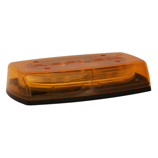 ECCO 5545A - LED Microbar: Reflex  11"  Class II  zero optic dome  12-24VDC  18 flash patterns  amber
