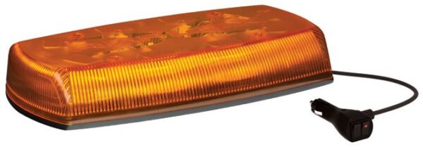 ECCO 5585A-MG - LED Minibar: Reflex  15"  12-24VDC  18 flash patterns  magnet mount  amber