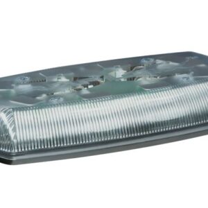 ECCO 5580CA - LED Minibar: Reflex  15"  12-24VDC  18 flash patterns  clear dome  amber illumination
