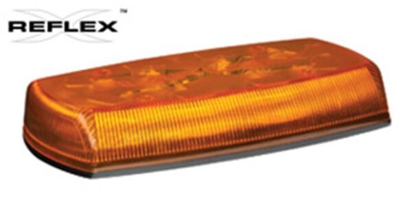 ECCO 5585A - LED Minibar: Reflex  15"  12-24VDC  18 flash patterns  amber