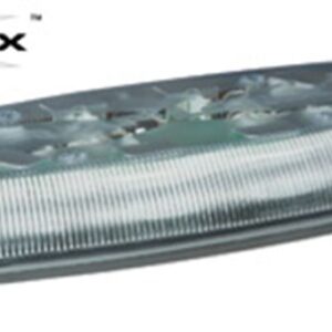 ECCO 5585CA - LED Minibar: Reflex  15"  12-24VDC  18 flash patterns  clear dome  amber illumination