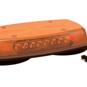 ECCO 5590A-VM - LED Minibar: Reflex  15"  12-24VDC  18 flash patterns  vacuum-magnet mount  amber