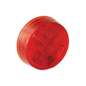 Buyers 5622154 - 2'' Red Round Marker/Clearance Light with 4 LEDs (10/Pack) Lights Only