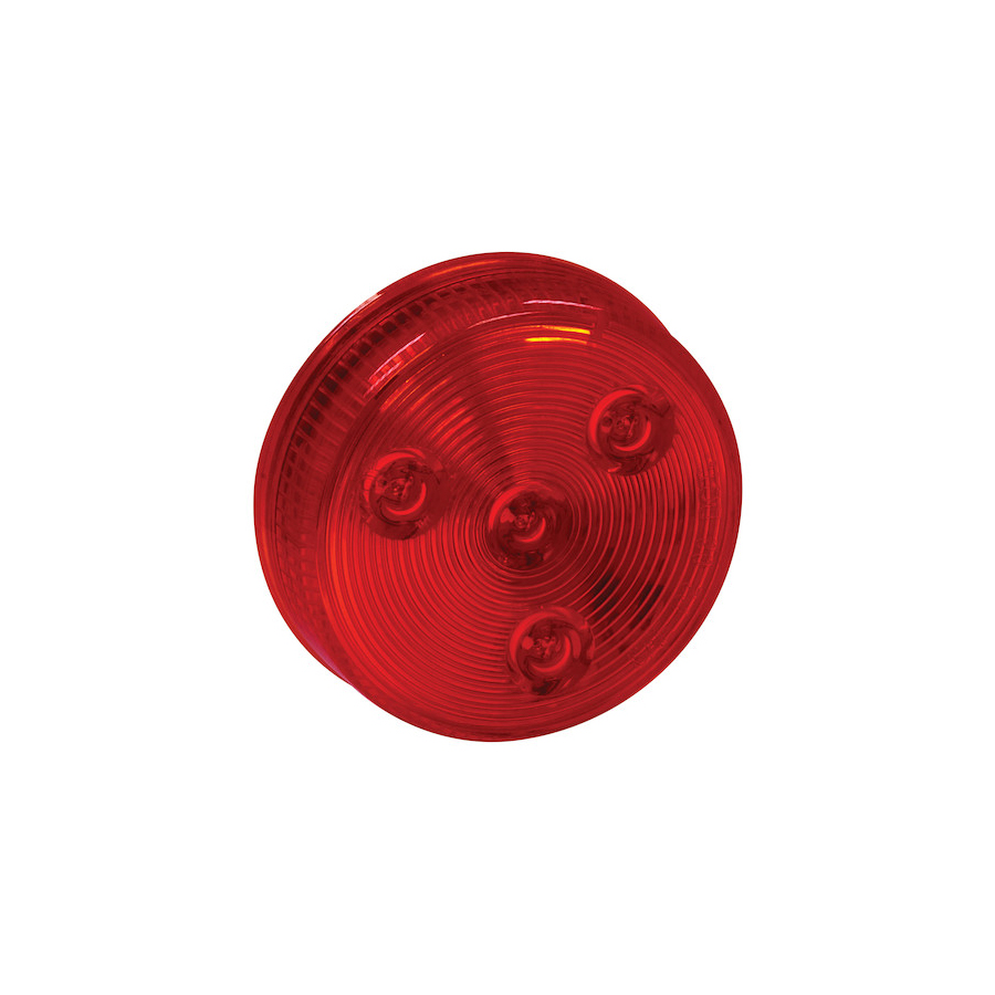 Buyers 5622550 - Red 2-1/2'' Round Marker/Clearance Light With 4 LEDs (10/Pack) Lights Only