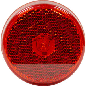 Buyers 5622551 - 2.5 Inch Red Marker Clearance Light With Reflex With 4 LEDs (10/Pack)