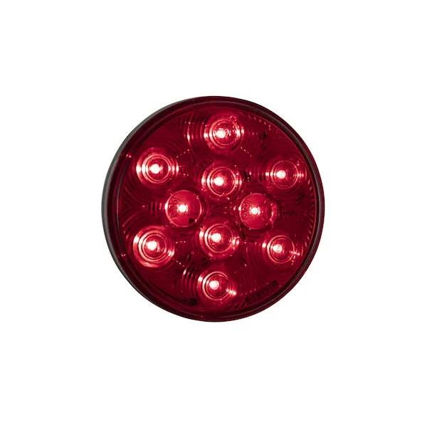 Buyers 5624150 - 4'' Red Round Stop/Turn/Tail Light With 10 LEDs (10/Pack)