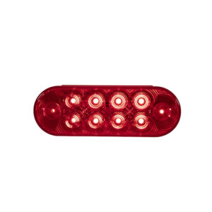 Buyers 5626550 - Red 6'' Oval Stop/Turn/Tail Light With 10 LEDs (PL-3 Connection) 10/Bag