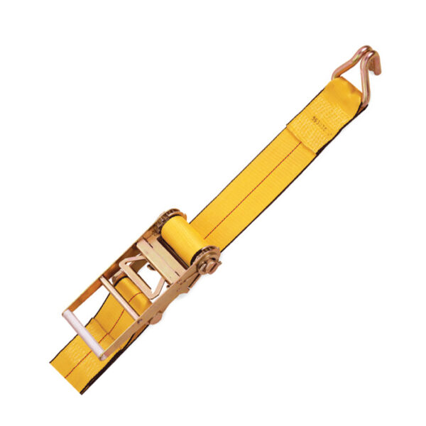 KINEDYNE 593036 - 4" x 30' Ratchet Strap (With 808 Wide Handle 1016 Wire Hooks and 4084FK Webbing)