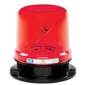 ECCO 7660R - LED Hybrid Beacon: RotoLED  12-24VDC  125RPM  red