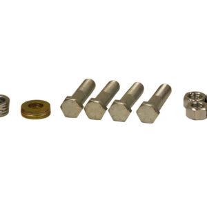 Mounting Kit: (4) 9/16 in. x 2-1/2 in. Grade 8 cap screws (4) 9/16 in. Grade 8 hex nuts (4) 9/16 in. heavy lock washers and safety pin w/ chain