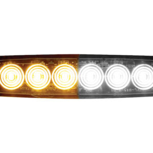 Buyers Products 8892202 – Ultra Thin 5 Inch Amber/clear Led Strobe Light