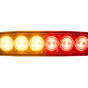 Buyers Products 8892206 – Ultra Thin 5 Inch Amber/red Led Strobe Light