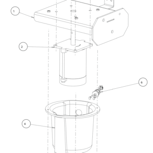 9035100 Spinner Motor Assembly (Pre-2018) Diagram