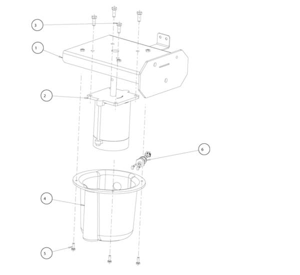 92440SSA Spinner Motor Assembly (Pre 2018) Diagram