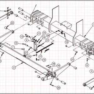 Lrst40 Trunnion, Lift Arm, And Idler Arm Assembly Diagram