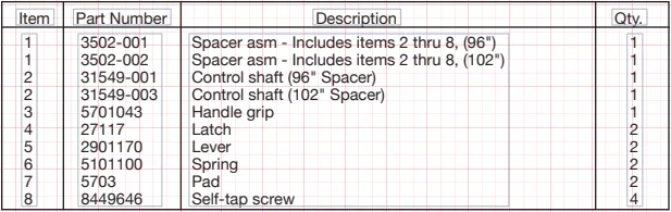 LRST40 Spacer Assembly Diagram - Image 2