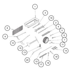 SaltDogg WB400 Main Assembly Diagram