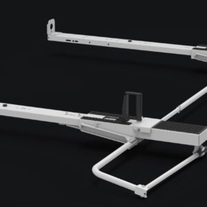 Drop Down HD Aluminum Ladder Rack - Single - Mid/High Roof Transit NV Sprinter ProMaster